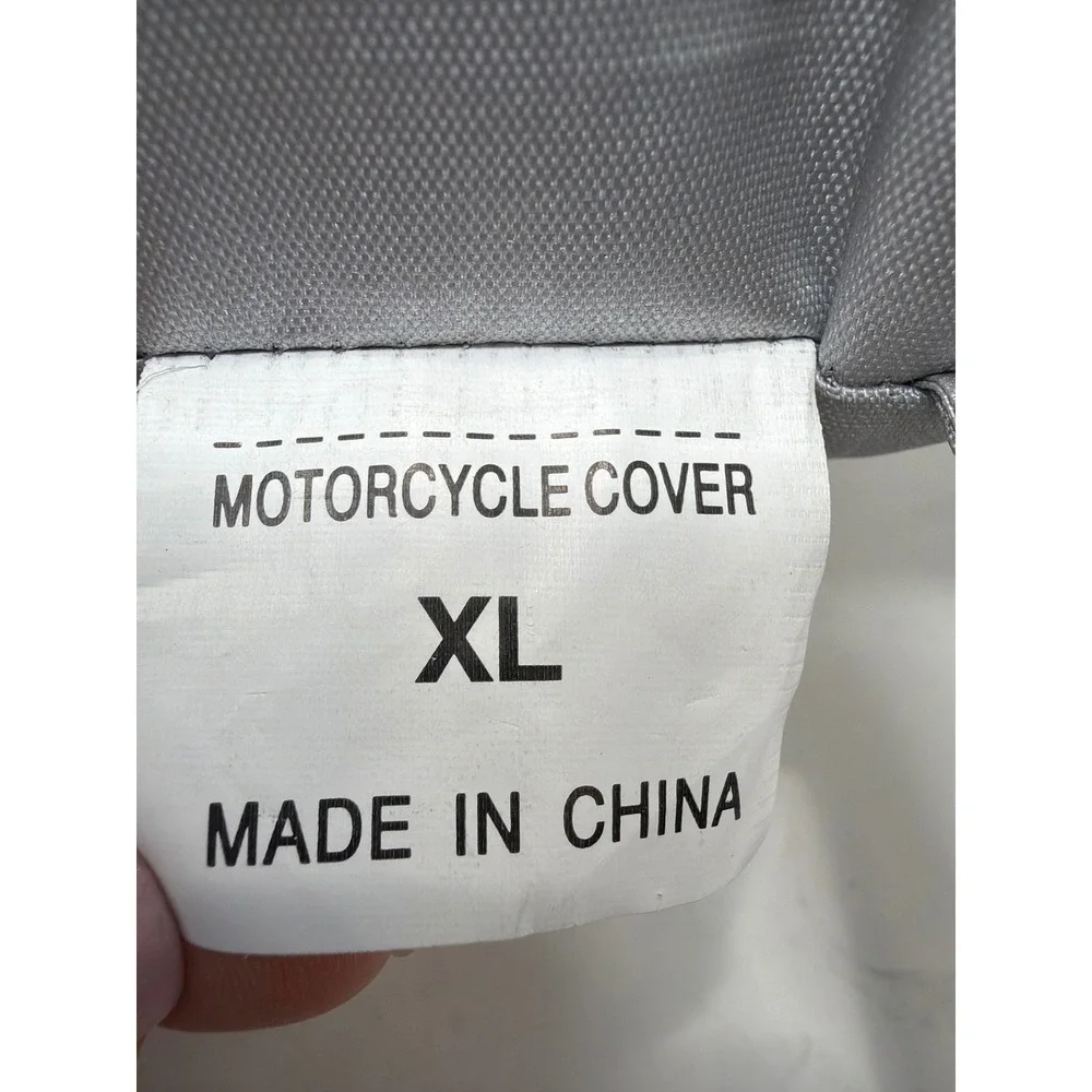 WPS‎ Motorcycle Cover XL Silver Full Weatherproof Protection Storage